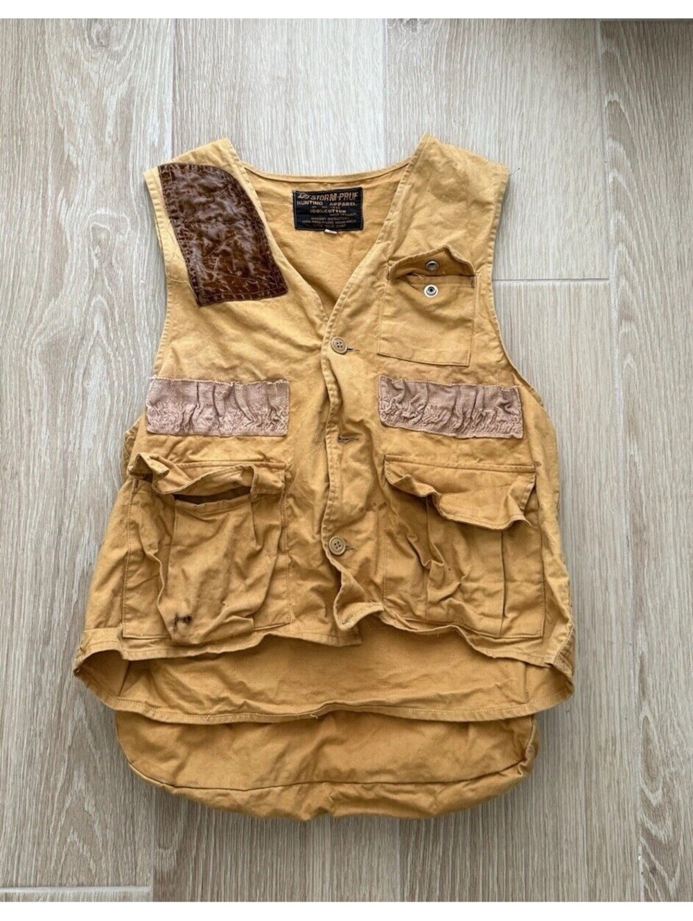 Vintage Storm Prof Hunting Vest Men's Fishing Outdoor Pockets